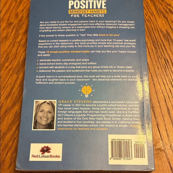 Positive Mindset Habits for Teachers Book - Picture 2 of 5